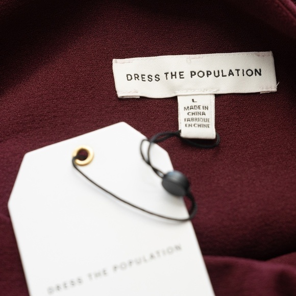 Dress The Population. Tiffany One-Shoulder Midi Dress. - Picture 4 of 11